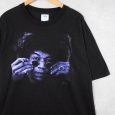 画像1: 90's Jimi Hendrix USA製 ミュージシャンプリントTシャツ BLACK XL (1)