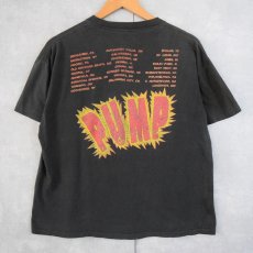 画像2: 90's AEROSMITH × PUSHEAD "PUMP" ロックバンドツアープリントTシャツ BLACK (2)