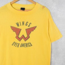画像1: 70's WINGS OVER AMERICA ロックバンド ライブアルバムTシャツ (1)