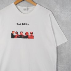 画像1: "Hood Politics" 政治風刺プリントTシャツ XL (1)