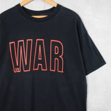 画像1: U2 "WAR TOUR" ロックバンドツアーTシャツ BLACK (1)