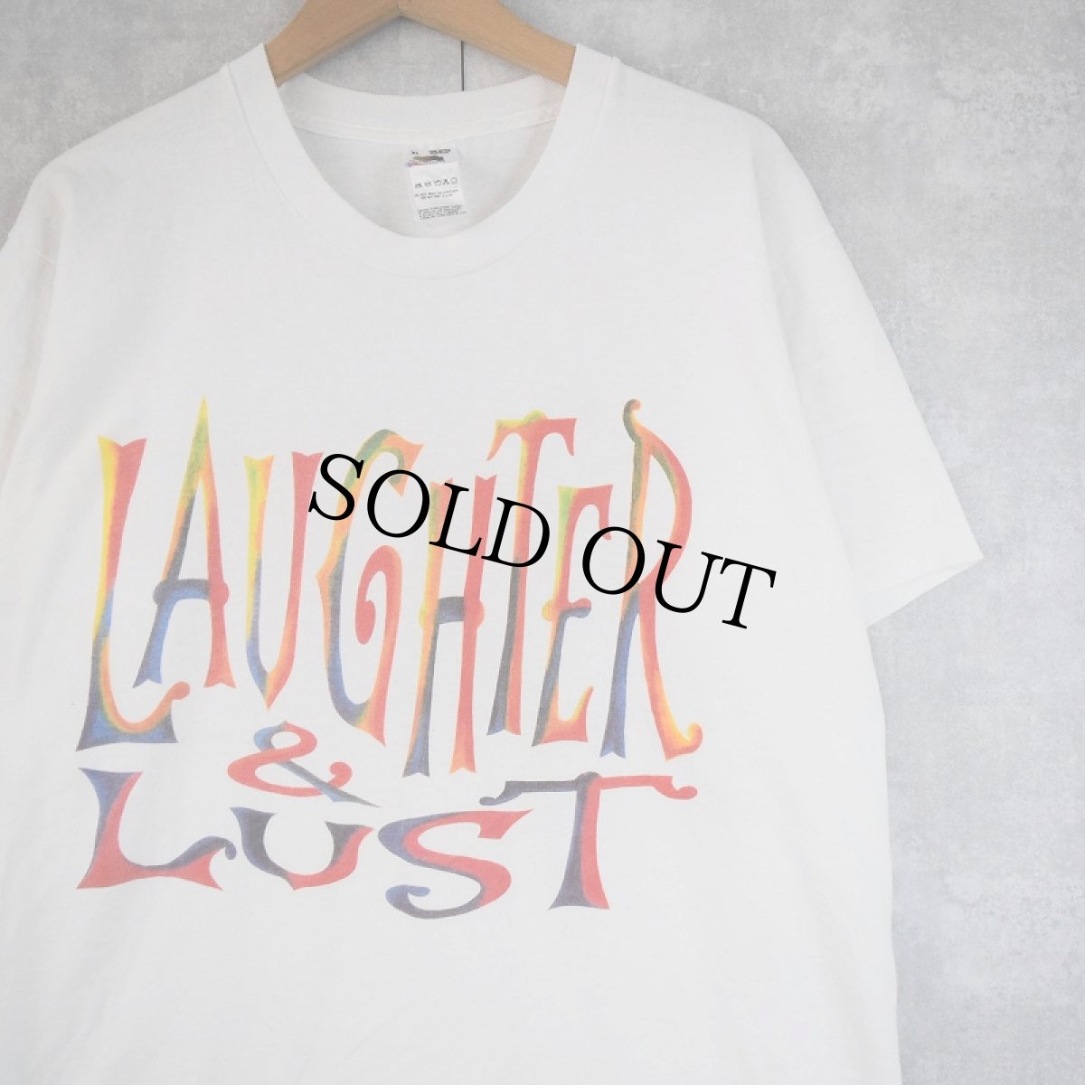 画像1: 90's Joe Jackson USA製 "Laughter & Lust" ミュージシャン アルバムプリントTシャツ XL (1)