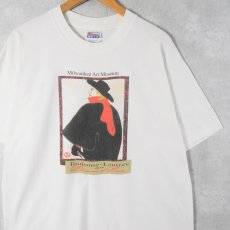 画像1: 90's Henri de Toulouse-Lautrec "Ambassadeurs" アートプリントTシャツ XL (1)