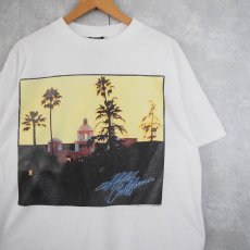 画像1: 90's EAGLES "Hotel California" ロックバンド アルバムプリントTシャツ XL (1)