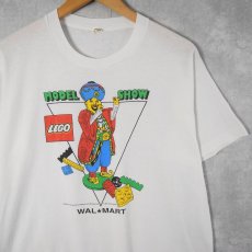 画像1: 90's LEGO USA製 "WALMART" 企業プリントTシャツ L (1)