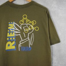 画像2: 90's R.E.M. "UP TOUR 1999" オルタナティブロックバンドTシャツ XL (2)