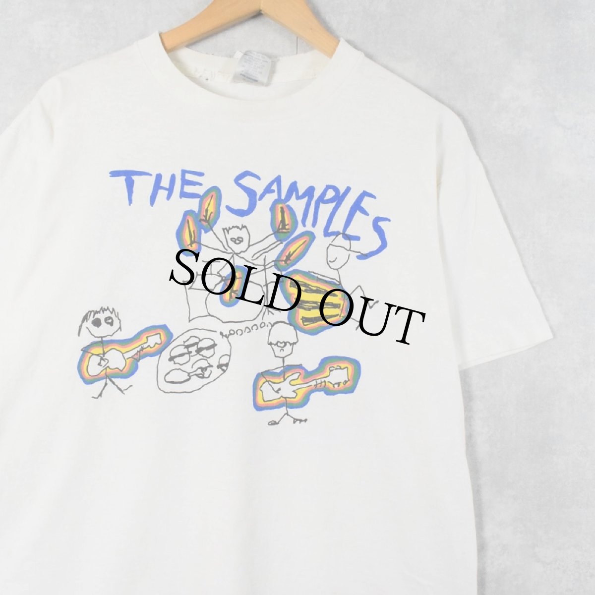 画像1: 90's THE SAMPLES ロックバンドプリントTシャツ XL (1)