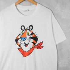 画像1: 90's Kellogg's USA製 "Tony the Tiger" シリアル企業 キャラクタープリントTシャツ XL (1)