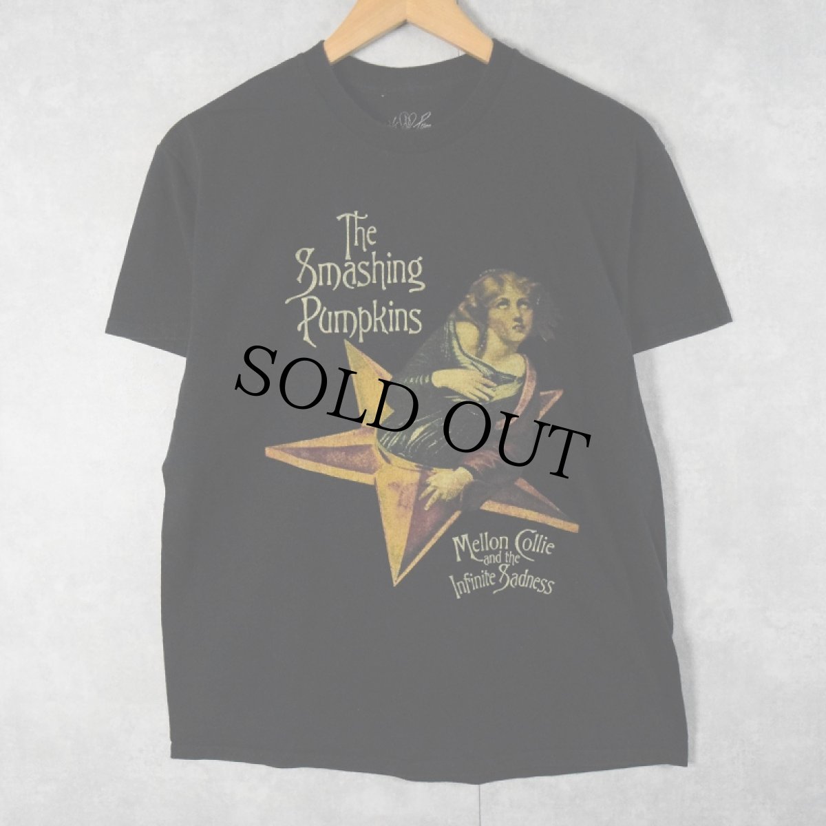 画像1: The Smashing Pumpkins "Mellon Collie And The Infinite Sadness" オルタナロックバンドTシャツ M (1)