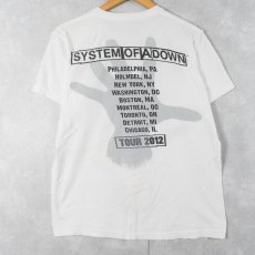 画像2: SYSTEM OF A DOWN ニュー・メタルバンド プリントTシャツ (2)