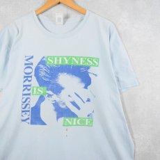 画像1: MORRISSEY "SHYNESS IS NICE" ミュージシャンプリントTシャツ 2XL (1)