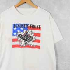 画像1: 2004 AGNOSTIC FRONT ハードコア・パンクバンド プリントTシャツ (1)