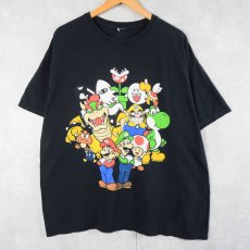 画像1: 2000's スーパーマリオ ゲームキャラクタープリントTシャツ XL (1)