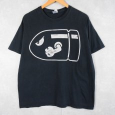 画像1: 2000's Nintendo スーパーマリオ "キラー" ゲームキャラクタープリントTシャツ L (1)