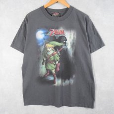 画像1: 2010 ZELDA "Twilight Princess" ゲームキャラクタープリントTシャツ L (1)