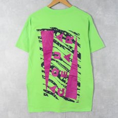 画像1: 90's NIKE 銀タグ USA製 "AQUA GEAR" ロゴプリントTシャツ M (1)