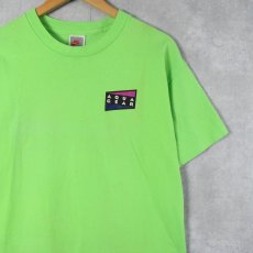 画像2: 90's NIKE 銀タグ USA製 "AQUA GEAR" ロゴプリントTシャツ M (2)