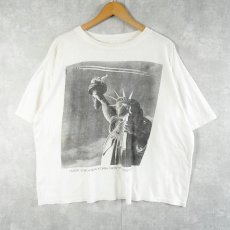 画像1: 〜90's NEW YORK 自由の女神 スーベニアプリントTシャツ (1)