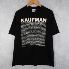 画像1: STEVE KAUFMAN ポップアートプリントTシャツ BALCK L (1)