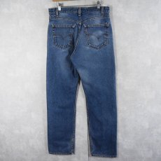 画像2: 2000's Levi's 505 "REGULAR FIT STRAIGHT LEG" USA製 デニムパンツ W33 (2)