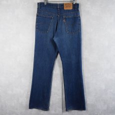 画像2: 80's Levi's 517 USA製 オレンジタブ デニムパンツ W33 (2)