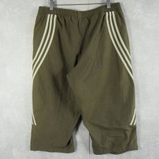 画像3: adidas サイドライン イージーハーフパンツ KHAKI M (3)