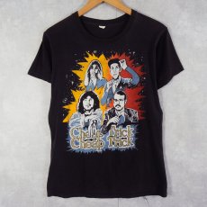 画像1: 70's Cheap Trick ロックバンドプリントTシャツ BLACK L (1)