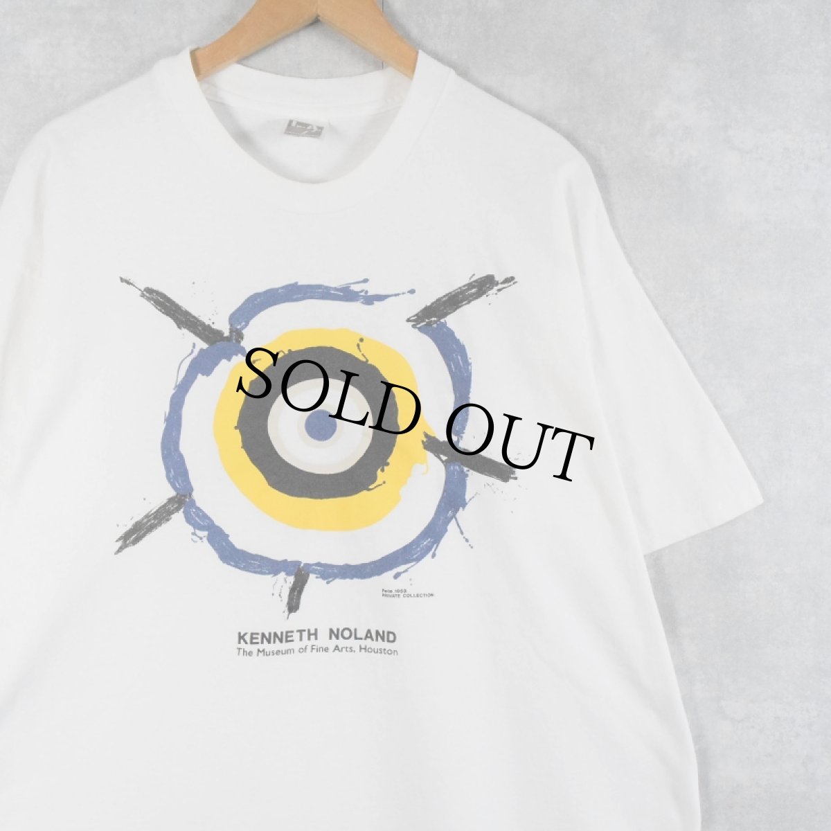 画像1: 90's Kenneth Noland "Context is The Key"アートプリントTシャツ ONE SIZE (1)