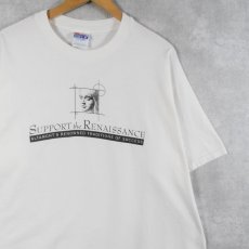 画像1: SUPPORT THE RENAISSANCE アートプリントTシャツ XL (1)