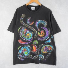 画像1: 90's Gilda Marx USA製 アートプリントTシャツ BLACK ONE SIZE (1)