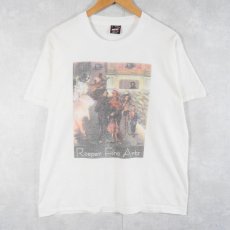 画像1: 90's USA製 Roeper Fine Arts アートプリントTシャツ L (1)