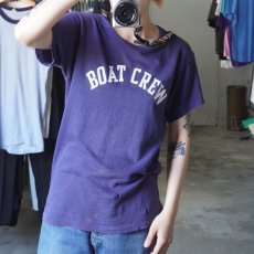 画像2: 50's Russell Southern USA製 "BOAT CREW" プリントTシャツ M (2)