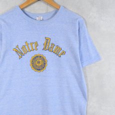 画像1: 80's Champion トリコタグ USA製 "Notre Dame" プリントTシャツ L (1)