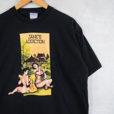 画像1: 2000's JANE'S ADDICTION USA製 "JUBILEE TOUR 2001" オルタナティブロックバンドツアーTシャツ L (1)