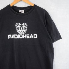 画像1: 90〜2000's RADIOHEAD ロックバンドプリントTシャツ BLACK L (1)