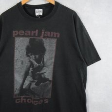 画像1: 90's PEARL JAM USA製 "CHOICES" オルタナティヴロックバンド プリントTシャツ XL (1)