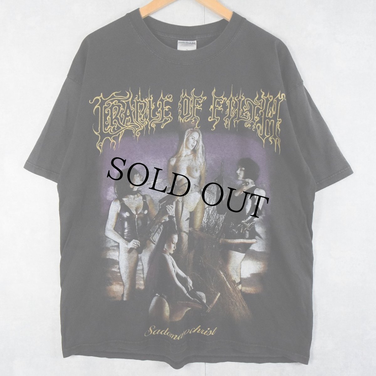 画像1: 2000's Cradle Of Filth "Sadomasochrist Sin to be Forgiven" エクストリームメタルバンド BLACK XL (1)