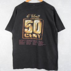 画像2: 2000's G Unit "50cent" ヒップホップTシャツ BLACK L (2)