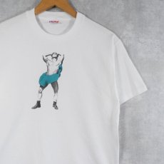 画像1: 90's USA製 プリントTシャツ M (1)