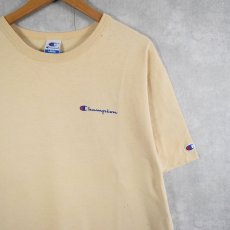 画像1: 90's Champion USA製 ロゴプリントTシャツ L (1)