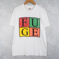 画像1: 90's USA製 "FUGE" プリントTシャツ L (1)