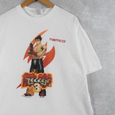 画像1: 90's 鉄拳3 "風間仁" ゲームキャラクタープリントTシャツ XL (1)