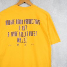 画像2: 90's USA製 "Knowledge Is The Best Rap" ヒップホップTシャツ L (2)