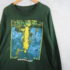 画像1: 90's SEPULTURA ヘヴィメタル・バンド ツアーロンT (1)