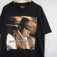 画像1: 90's The Notorious B.I.G. ラッパープリントTシャツ BLACK L (1)