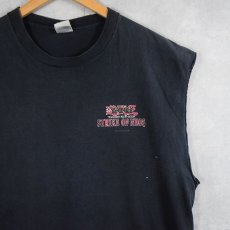 画像2: 2000's 遊戯王 STRIKE OF NEOS "E・HERO ネオス" カードゲームプリント カットオフTシャツ  (2)