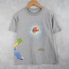 画像1: 90's POKEMON "I'VE GOT THE POWER" 巻きプリントTシャツ  (1)