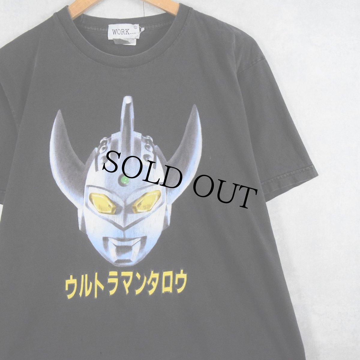 画像1: ULTRAMAN "ウルトラマンタロウ" キャラクタープリントTシャツ L (1)