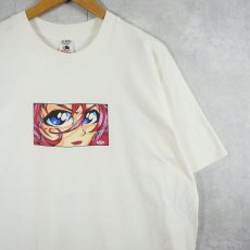 画像1: 90's PIG PEN アニメキャラクタープリントTシャツ XL (1)