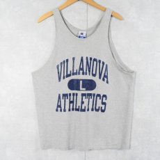 画像1: 90's Champion USA製 "VILLANOVA ATHLETICS" プリントタンクトップ L (1)